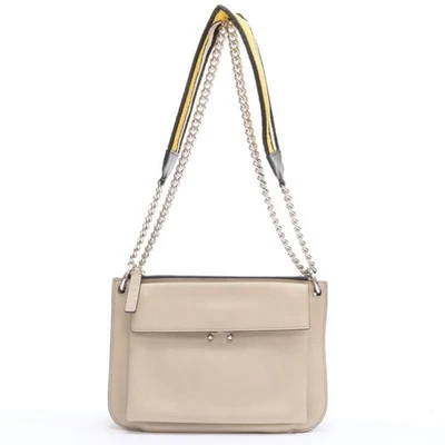 MARNI Piedra Gris Plata Cerradura Doble Cremallera Bolsa Cadena Correa Deportiva Bandolera Foto 1 de 4