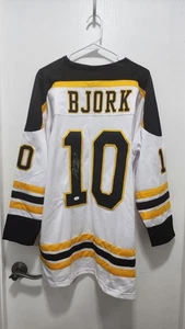 ANDERS BJORK Signed Custom Boston Bruins #10 Hockey Jersey JSA - Picture 1 of 6