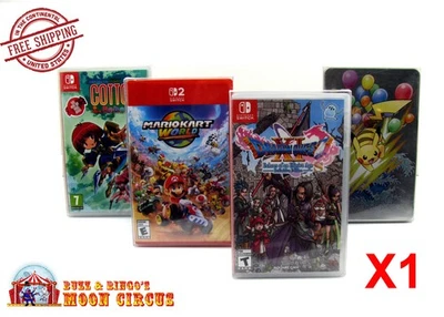 1x JUEGOS NINTENDO SWITCH PLÁSTICO Y STEELBOOK - PROTECTOR CAJA PROTECTORA TRANSPARENTE  Foto 1 de 4
