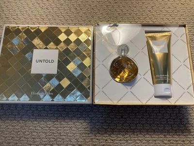 Elizabeth Arden Untold Conjunto de 2 Peças – 1,0 oz Eau de Parfum + 3,3 oz Creme Corporal – Novo na Caixa - Imagem 1 de 4