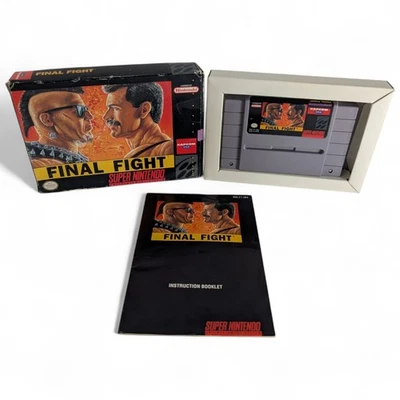 Final Fight SNES Super Nintendo Game Complete in Box Tested Capcom Fighting 👊🤜 - Image 1 of 4