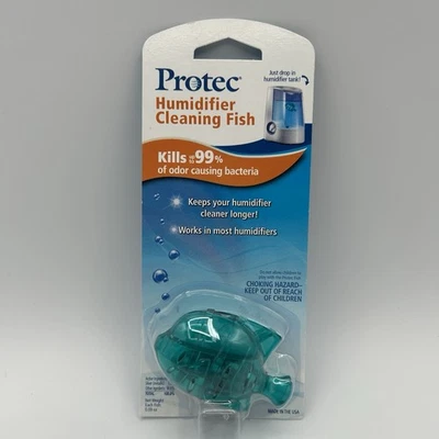 Protec Humidifier Cleaning Fish SEALED NEW Antimicrobial Odor Remover Free Ship - Image 1 of 4