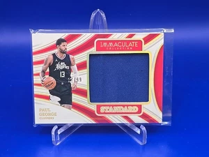 2023-24 Immaculate Paul George The Standard /99 Jersey #TST-PGE (MEM) Clippers - Picture 1 of 3