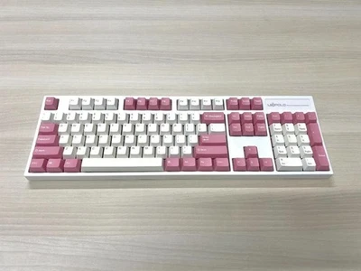 LEOPOLD FC900R Mechanical Keyboard Light Pink US Brown Switch Used/Tested - Image 1 of 4