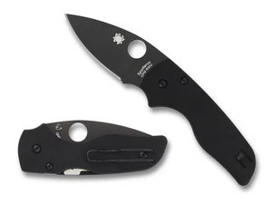 Cuchillo de bolsillo de acero inoxidable Spyderco Knives Lil Native negro G-10 S30V C230GPBBK - Imagen 1 de 4