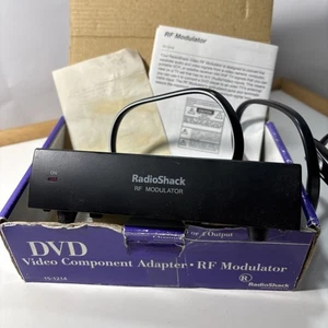 DVD Video Component Adapter RF Modulator Radio Shack Channel 3/4Output W Box - Picture 1 of 21