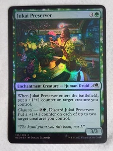 Jukai Preserver 195 Kamigawa: Neon Dynasty Foil Magic the Gathering - Picture 1 of 2