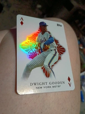 Serie Actualización Topps 2023 variante roja All Aces Dwight Gooden Mets P #AA-63 Foto 1 de 2