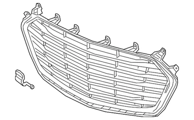 Rejilla inferior delantera genuina GM 42537706 Foto 1 de 3