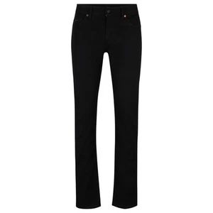 Hugo Boss Jeans Herren Schwarz Delaware Slim Fit Stretch Denim W36 L34 Organic - Bild 1 von 9