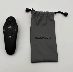 Beboncool Black Wireless Presenter 2.4GHz Ergonomic Button D100-US - Afbeelding 1 van 4