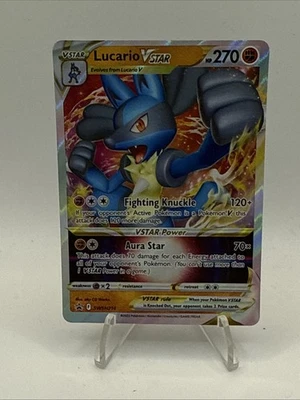 Lucario VSTAR SWSH214 SWSH: Sword & Shield Promo Cards Holo - Image 1 of 2