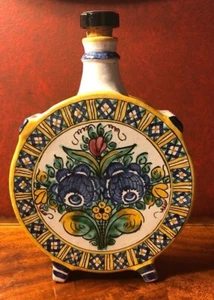 Brocca ceramica vintage popolare cecoslovacca dipinta a mano - Foto 1 di 5