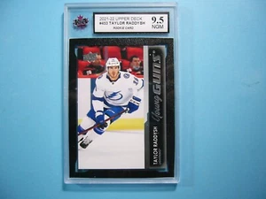 2021/22 UPPER DECK YOUNG GUNS HOCKEY CARD #453 TAYLOR RADDYISH ROOKIE RC KSA 9.5 - Picture 1 of 2