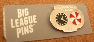 Crosstown Classic pin Cubs clock White Sox pinwheel 2023 MLB c45321 - Image 1 of 4