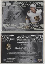 2019-20 SPx UD Black Obsidian Script Alex Tuch #OS-AT Auto