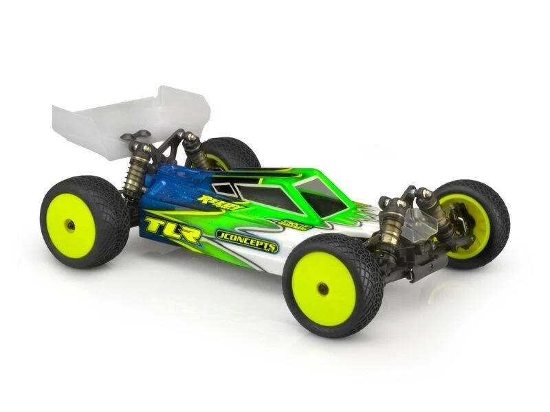 JConcepts TLR 22X-4 S2 Body w/ S-Type Wing (Clear) (Lightweight) - JCO0429L - Image 1 of 1