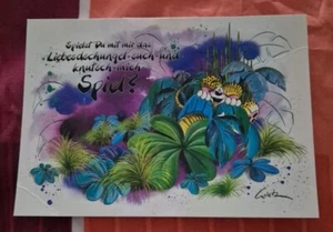 Diddl Postkarte Käseblatt Sonderkarte Nr. 15 Tigerdiddl Dschungel Tiger Liebe - Bild 1 von 1
