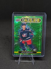 Jack Roslovic 2021-22 Upper Deck Series 2 Dazzlers Green