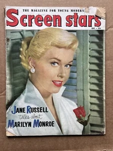 Screen Stars Magazine Dec 1953 Jane Russell Talks About Marilyn Monroe - Bild 1 von 5