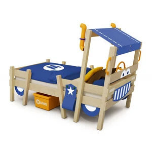 WICKEY Kinderbett Spielbett "CrAzY Sparky Pro" Abenteuerbett aus Holz - 90x200cm - Bild 1 von 5