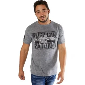 New Men's Howitzer Gray American Patriot USA Grunt Premium Y2K Tee T-Shirt S-XL - Picture 1 of 3