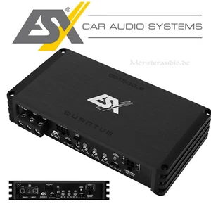 ESX 1000 Watt Mini Auto Verstärker 2-Kanal digital Subwoofer Endstufe QM500.2 - Bild 1 von 2
