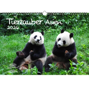 Tierzauber Asien DIN A3 Kalender für 2026 Tiere Wald Natur Baum - Seelenzauber - Bild 1 von 1