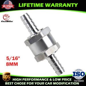 1x One Way Non Return 8mm 5/16 Inch Fuel Check Valve For Gas Diesel Low Pressure - Picture 1 of 10