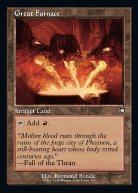 MTG - GREAT FURNACE - Brothers' War Commander (C) - Image 1 of 1