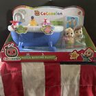 COCOMELON Musical Bath Tub Play Set Squirter JJ And TomTom Color Change Songs