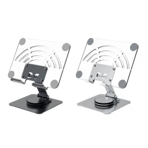 Tablet Stand With 360 Rotating Base Adjustable Angle Aluminum Holder For 12.9In - Photo 1/16
