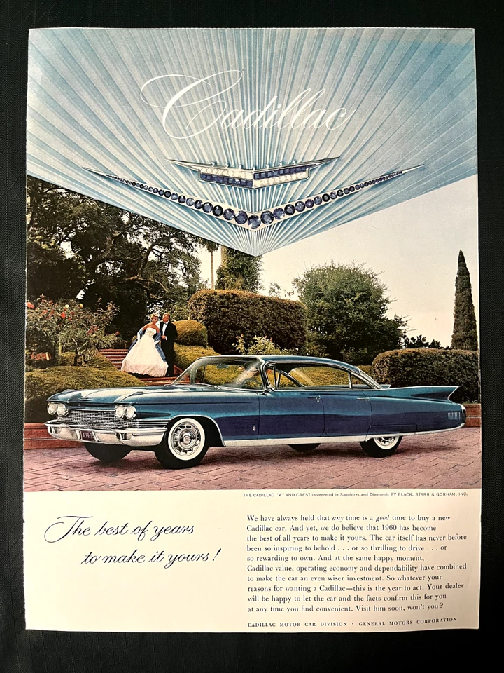 Original 1960 Cadillac AD: The best of year to make it yours!!!!! - Image 1 of 1