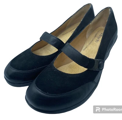 Softspots Women’s Shoes Brown Suede Mary Jane Button US Size 9 1/2 W - Imagem 1 de 4