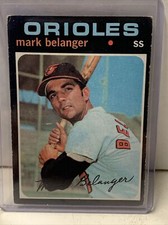 1971 Topps # 99 Topps Baseball Card Baltimore Orioles Mark Belanger