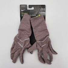 Nike Sphere Womens Gloves with Dri-Fit Tech Running Size S and M Berry Dark Pink