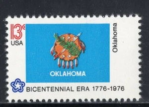 1678 * OKLAHOMA STATE FLAG  *  U.S. Postage Stamp MNH - Picture 1 of 1