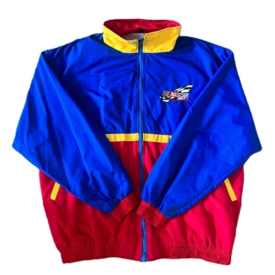Vintage 90s Nascar Racing Windbreaker - Imagem 1 de 4