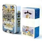 Cartes de jeu de tarot Adventure Time totalement non officielles boîte en métal plaqué or bord