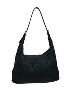 Coach Neopren Nylon Geldbörse Leder Schultertasche Reißverschluss Hobo Handtasche - Bild 1 von 15