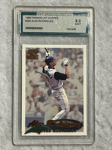 Alex Rodriguez 1999 Paramount Copper # 220 9.0 Mint