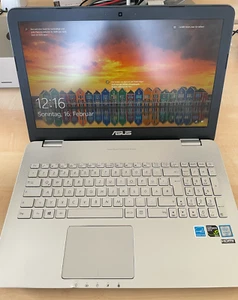 ! S T O P ! ASUS N551V Gaming Laptop, 16GB, 256GB SSD, DVD, NVIDIA GTX960M 4GB - Bild 1 von 21