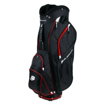 Bolsa de carro de golf Orlimar CRX 14,6 - negra/roja, carbón/lima Foto 1 de 4