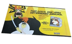 Samurai Jack Stagione 1 Stampa Pubblicità DVD Poster Art PROMO Originale Una Prima Batteria 2004 - Foto 1 di 4