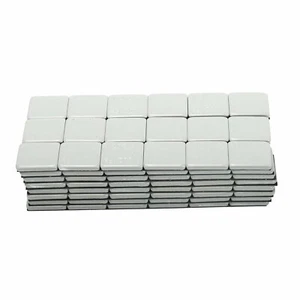 1 BOX 1/2 OZ 9 LBS BLACK WHEEL WEIGHTS STICK-ON ADHESIVE TAPE LEAD-FREE - Picture 1 of 4