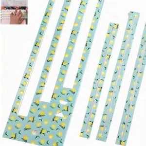 Zipper Pocket Template, Lemon Pattern Acrylic Zipper Making Templates for 7/8/9" - Picture 1 of 9