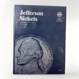 New- Jefferson Nickel #1 -1938-1961 Coin Folder, Album Book #9009 - Picture 1 of 2