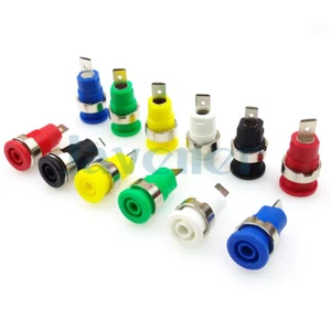 LOT5 Binding Post 4mm Banana Plug Jack Safety Panel Socket Wire Connector BS4302 - Picture 1 of 22