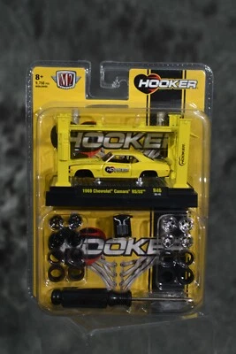 Kit de modelo M2 Machines escala 1:64 1969 Chevrolet Camaro RS SS Hooker com elevação R46 - Imagem 1 de 2