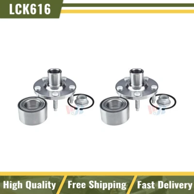 Conjunto de cojinete de rueda y buje delantero 2 piezas WJB para 08-13 Edge 07-09 Lincoln MKX Foto 1 de 4